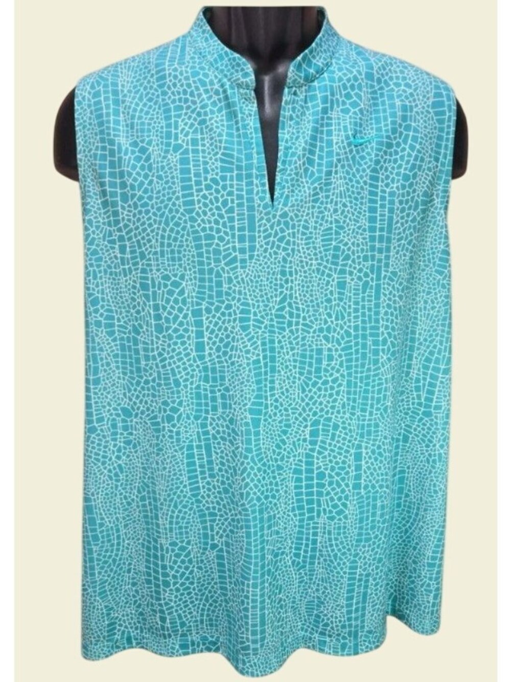 Nike Dri-Fit Womens Teal Sleeveless Athletic Shirt Size XXL